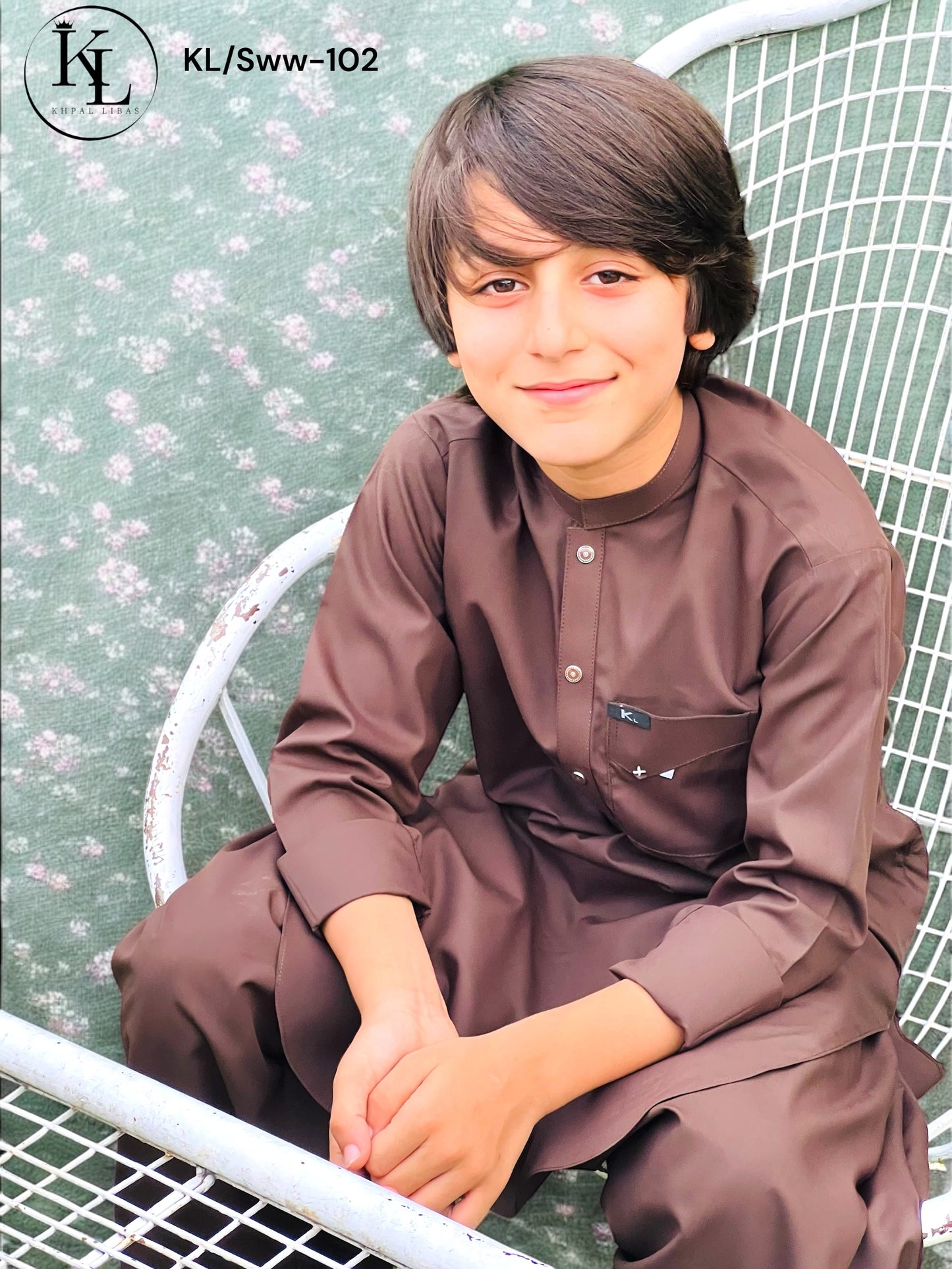 Light Chocolate Kameez and Shalwar (KL/Sww102)