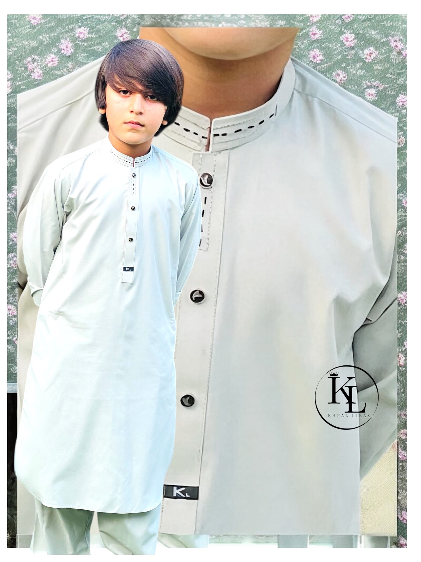 White Kameez and Shalwar (KL/Sww103)