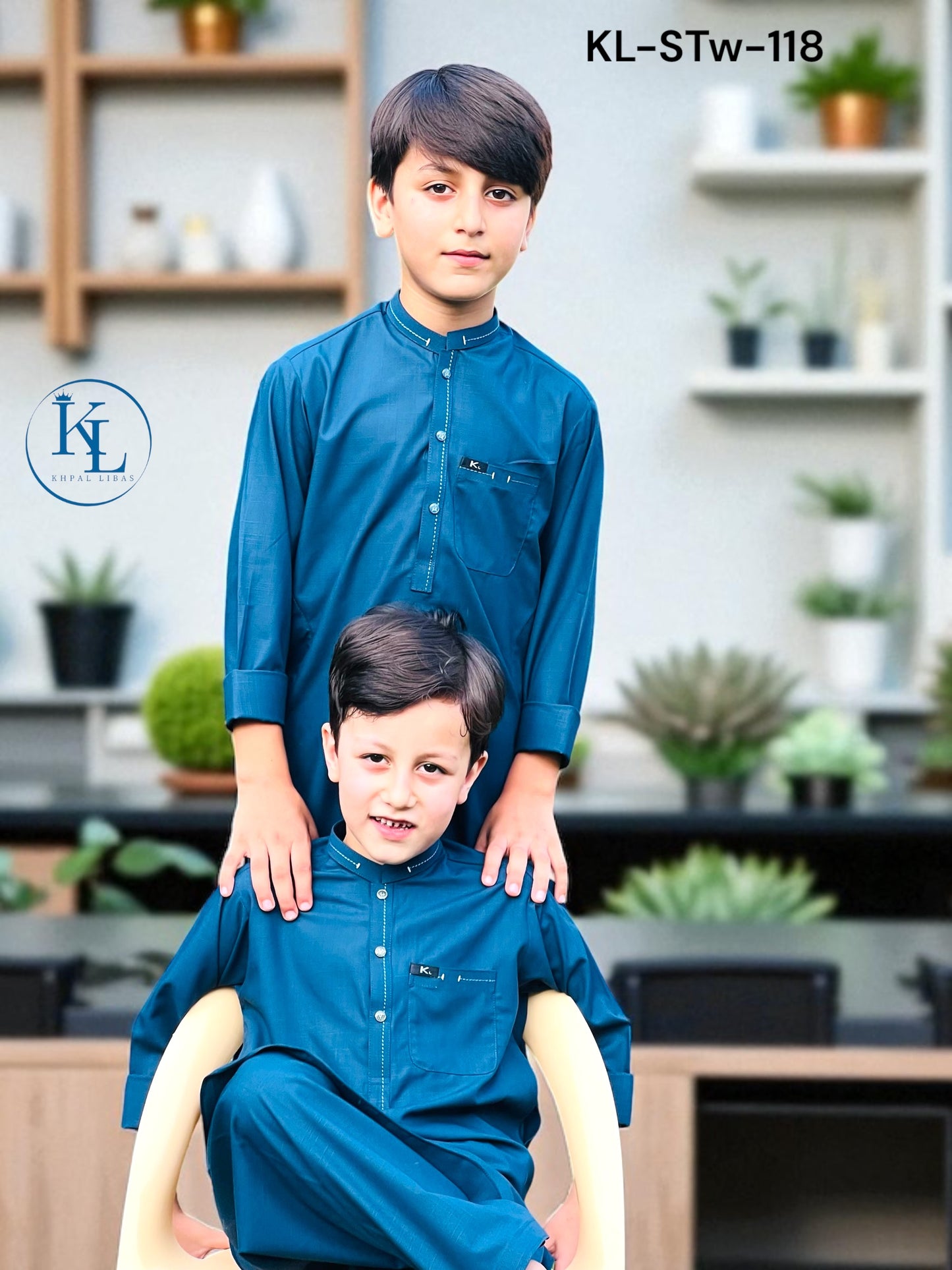 Navy Blue Kameez Shalwar(KL-STw-118)