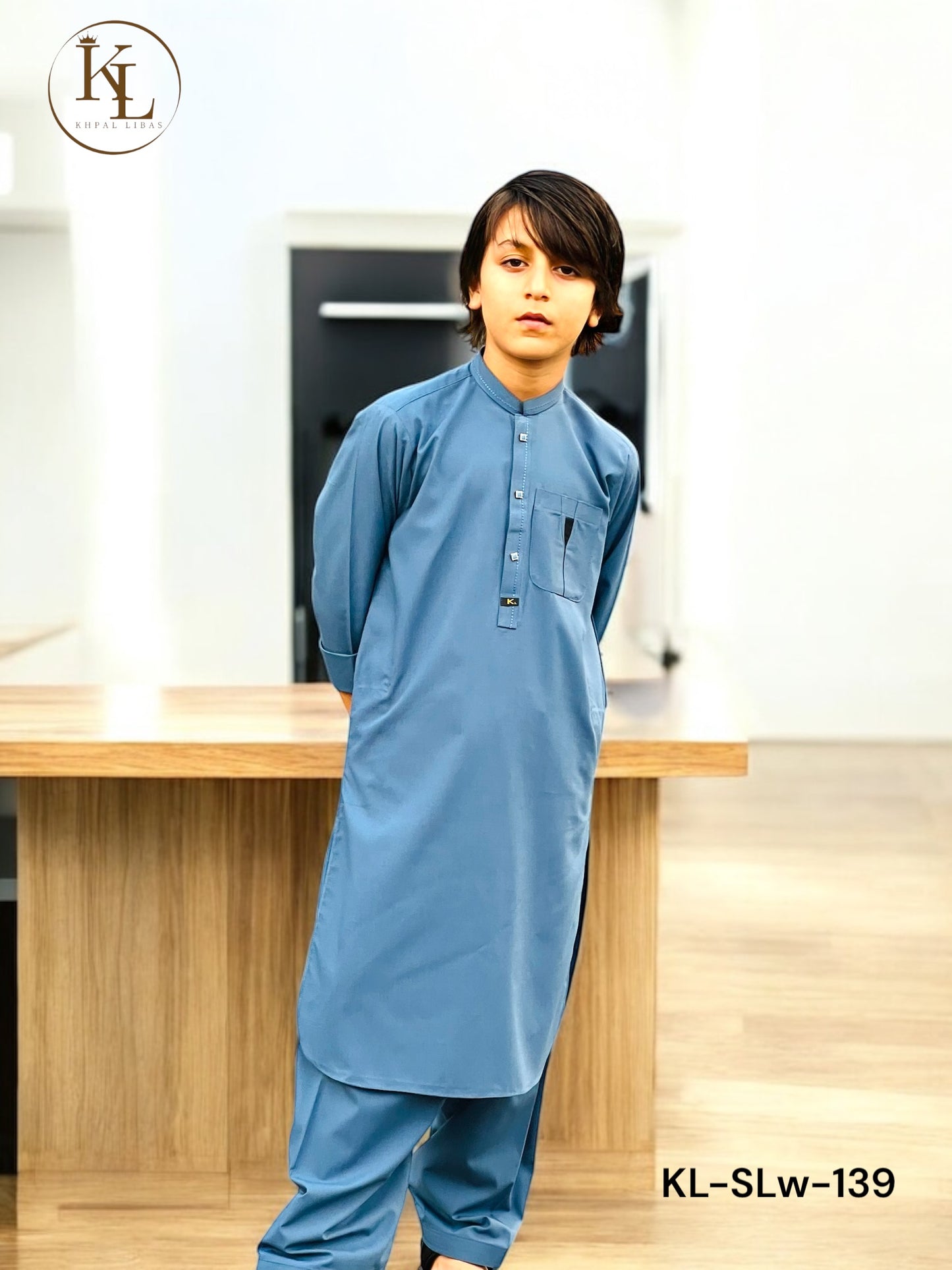 Light Blue Kameez Shalwar(KL-STw-139)