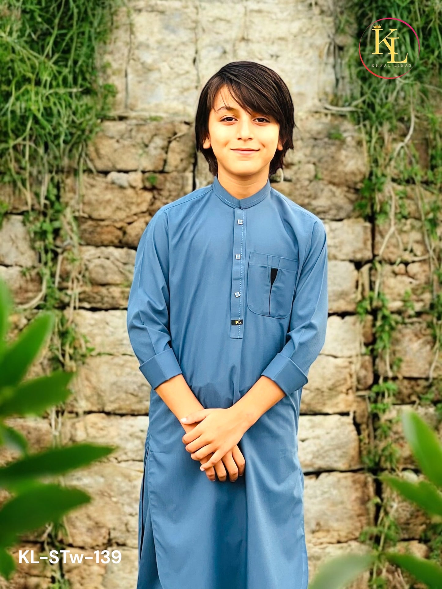 Light Blue Kameez Shalwar(KL-STw-139)