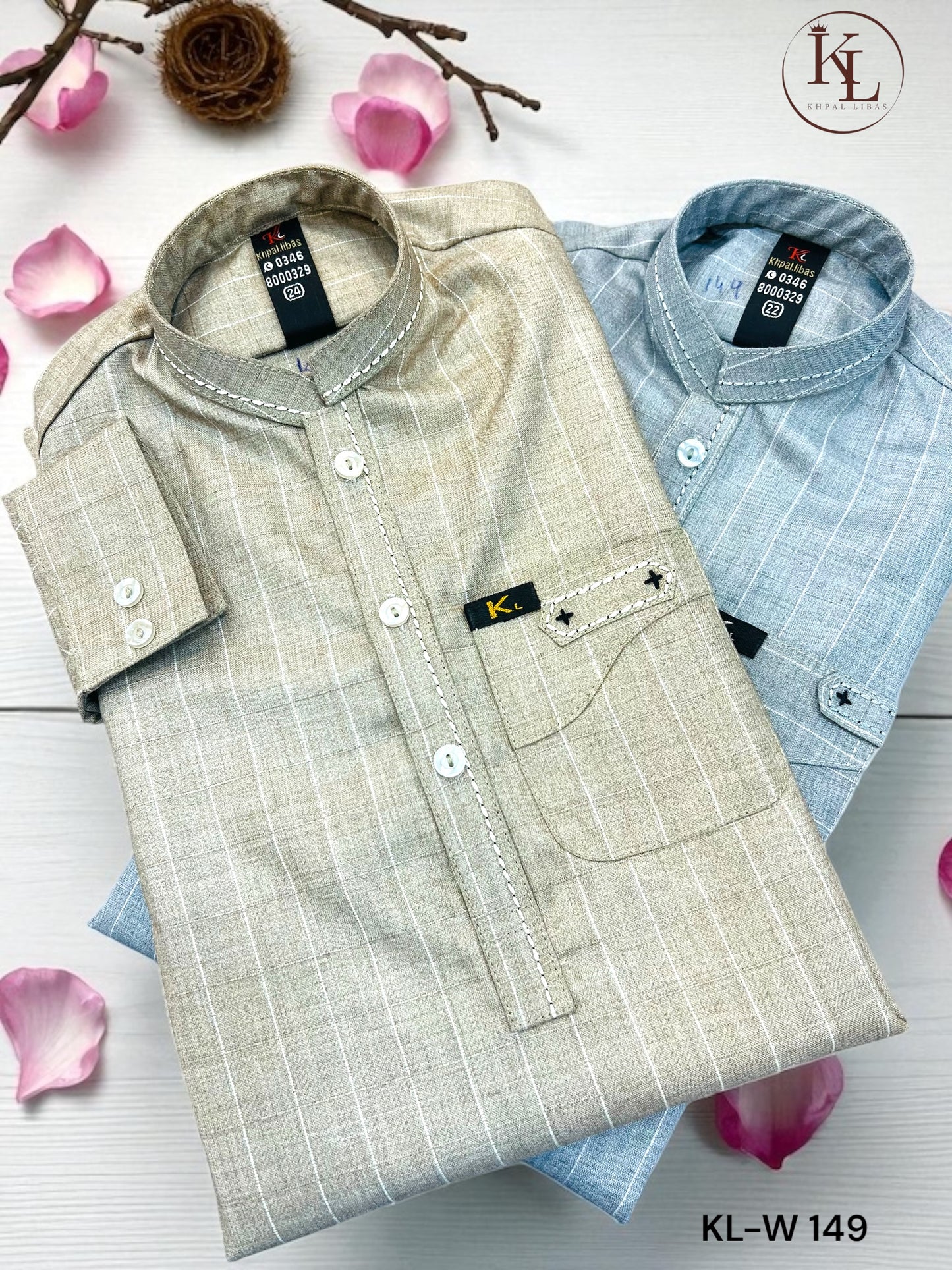 Grey Kameez and Shalwar
