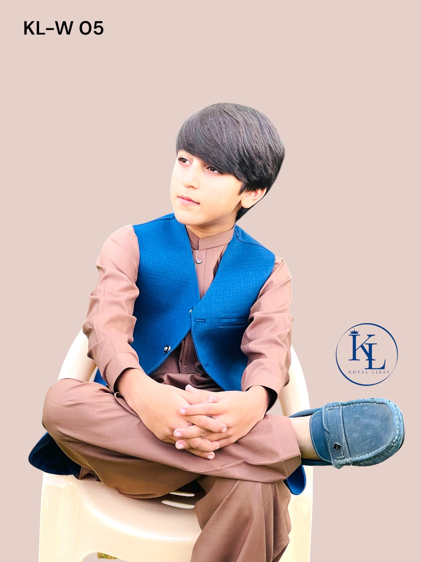 KL Dark Blue Waistcoat (W-5)