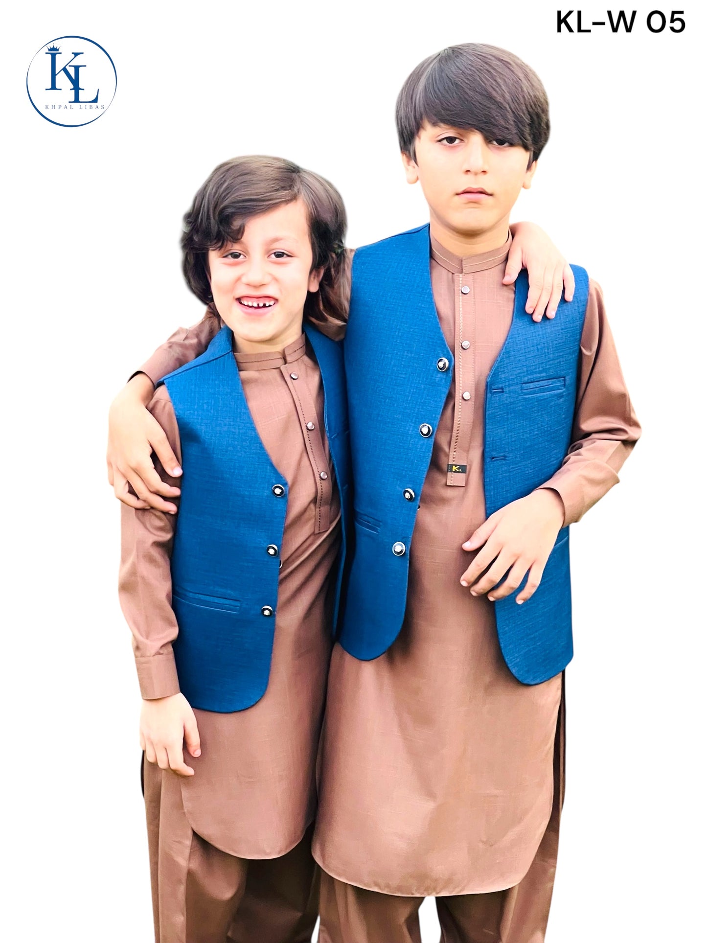 KL Dark Blue Waistcoat (W-5)