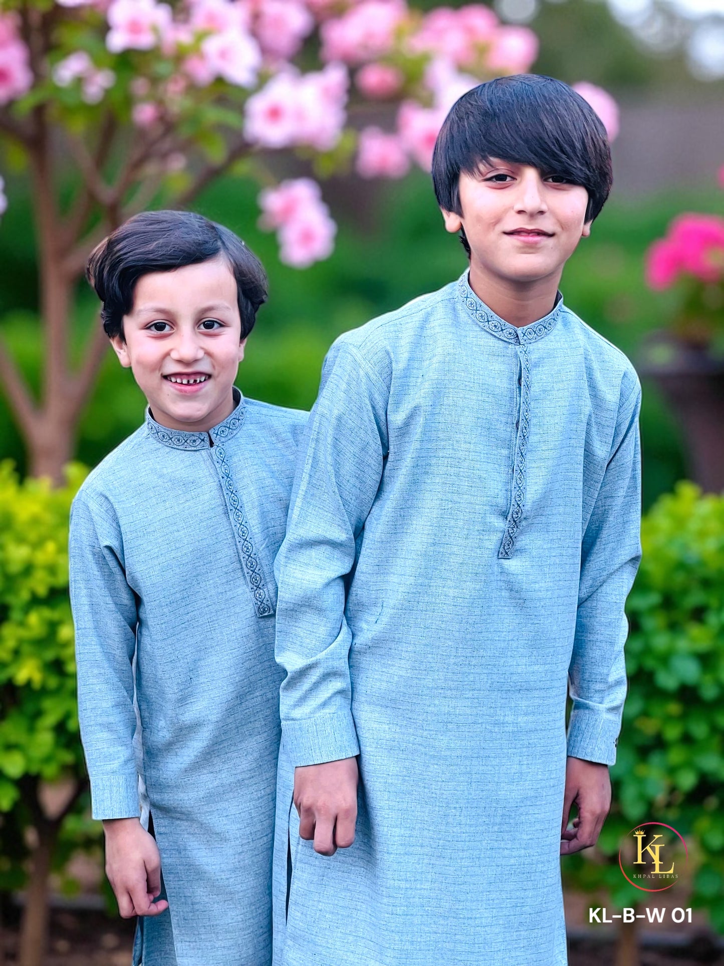 Grey Kameez and Shalwar (KL-B-W-01)