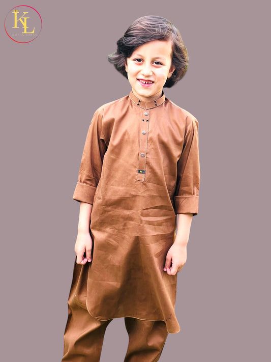 Light chocolate Kameez and Shalwar (KL/SC  60)