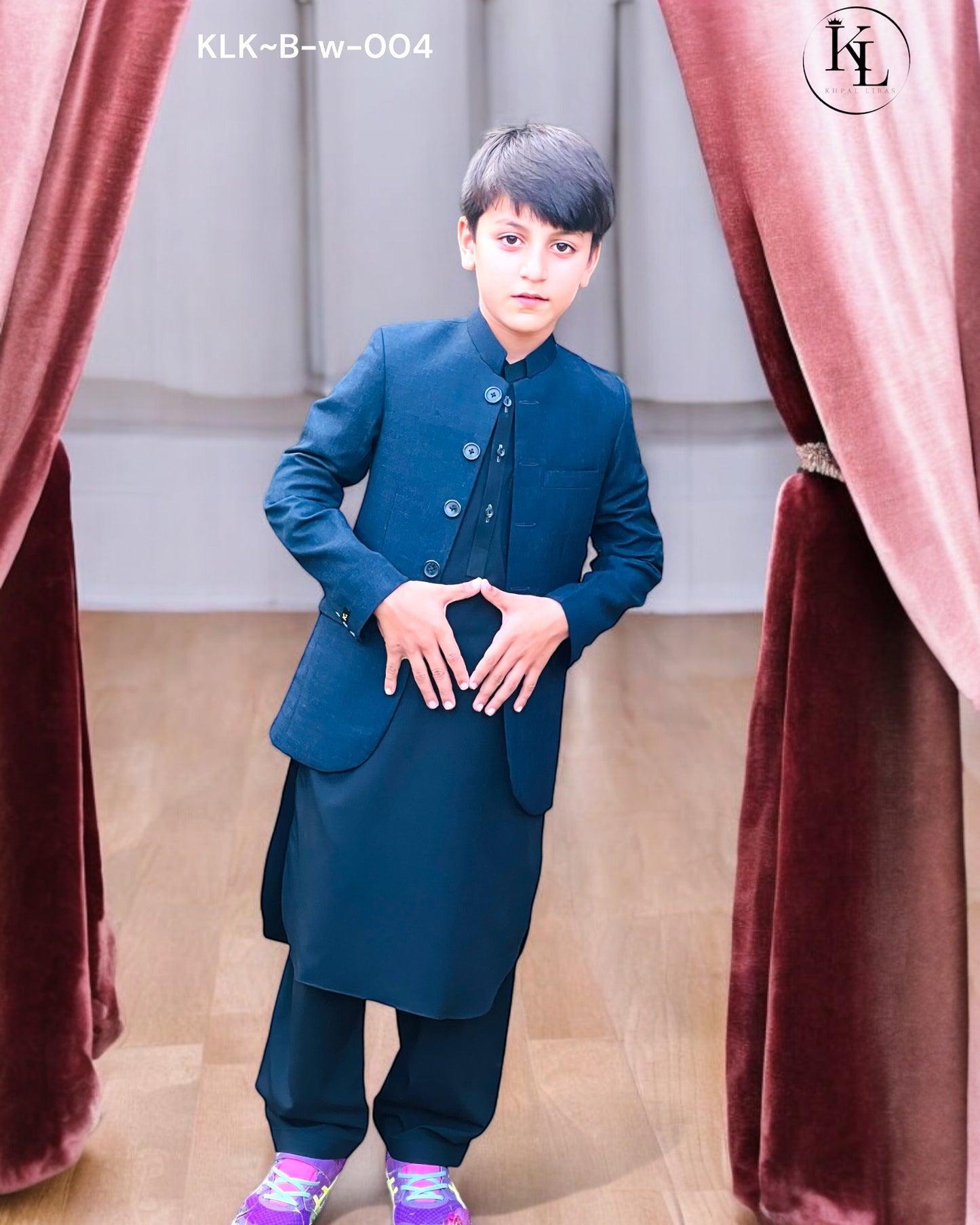 Khpal Libas Coat (B-W-4)