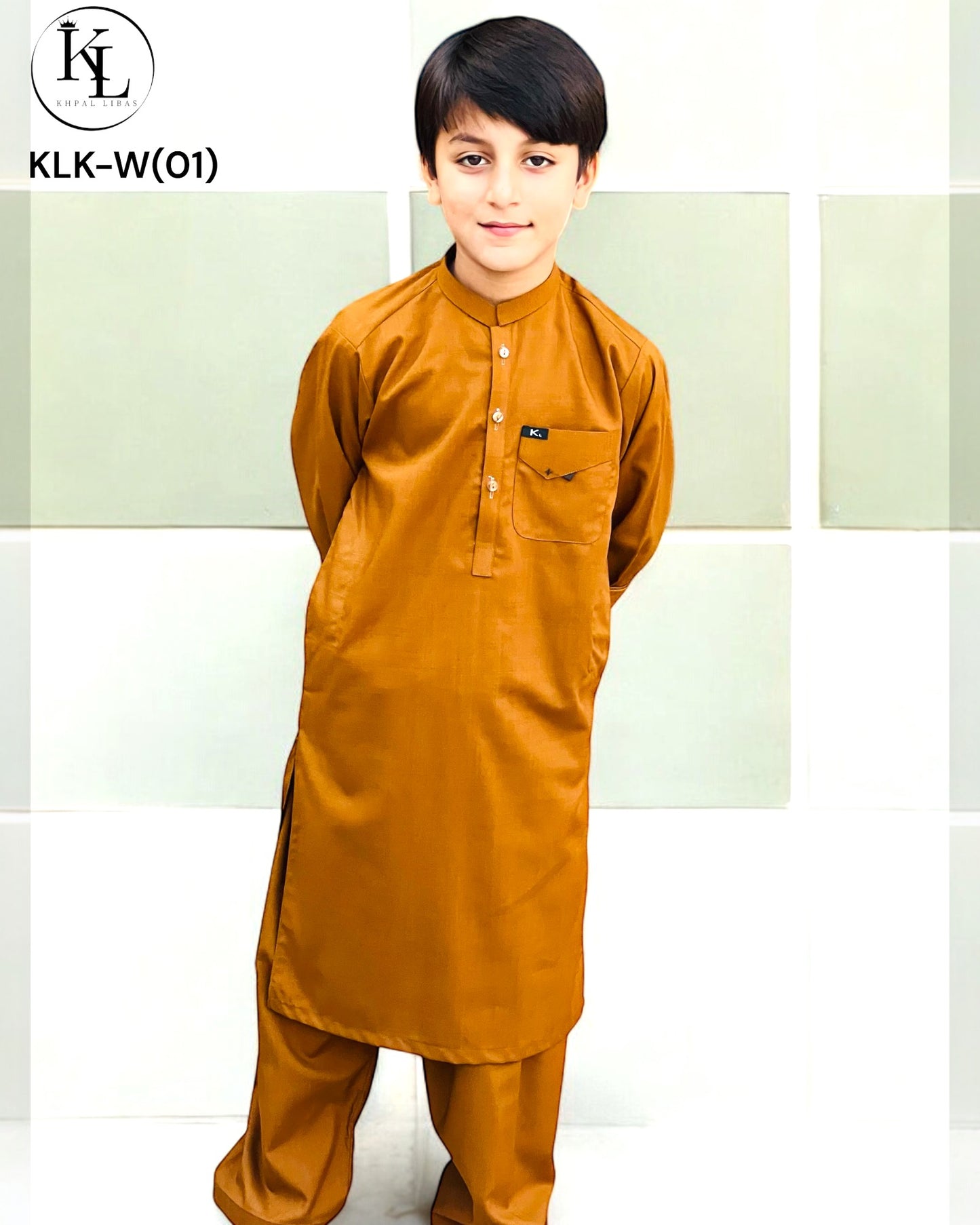 New Arrival Winter Orange Kameez Shalwar(KLKW: 0001)