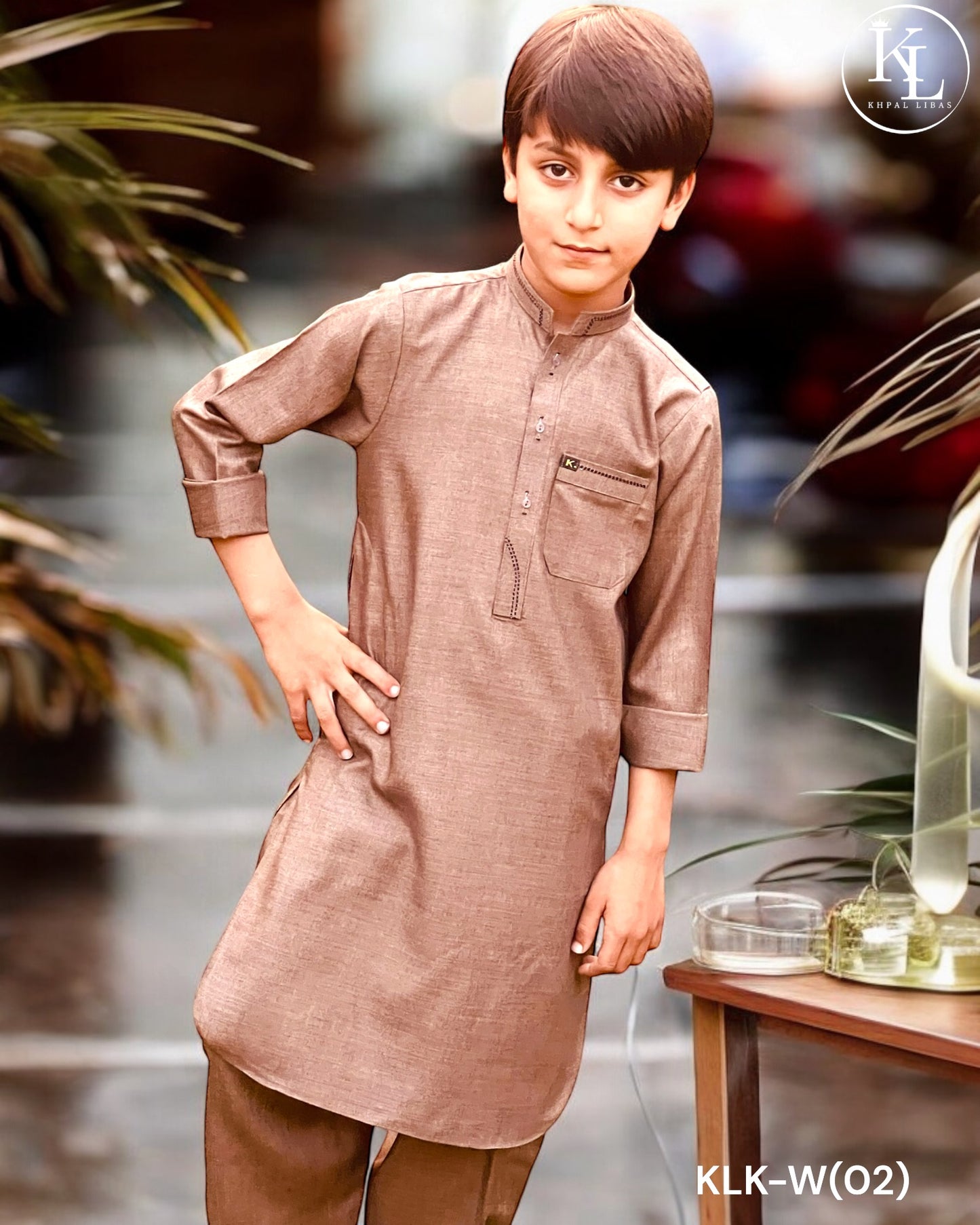New Arrival Winter Lilac Kameez Shalwar(KLKW: 0002)