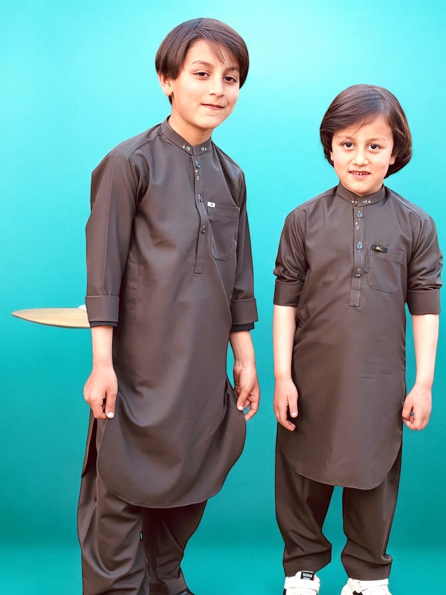 Light chocolate  Kameez Shalwar(KLK: 0021)