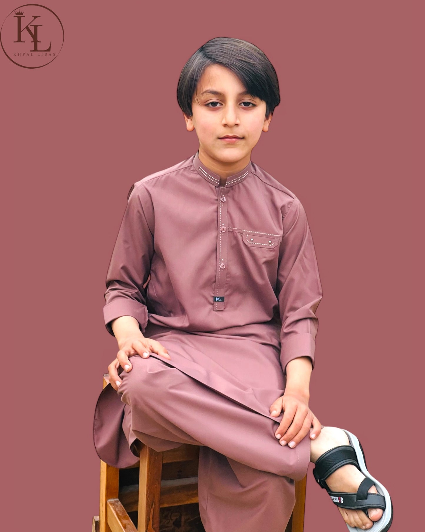 Maroon Kameez Shalwar(KLK-S-0051)