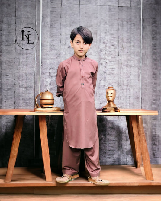 Light Maroon Kameez Shalwar