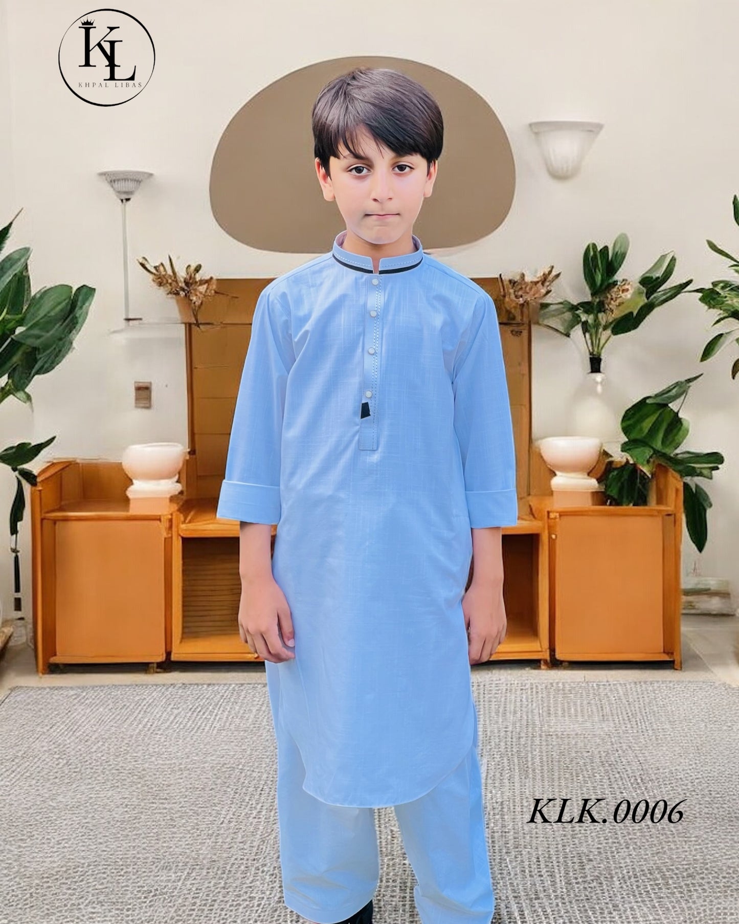 Light sky Blue Kameez Shalwar