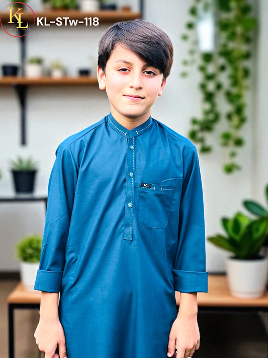 Navy Blue Kameez Shalwar(KL-STw-118)