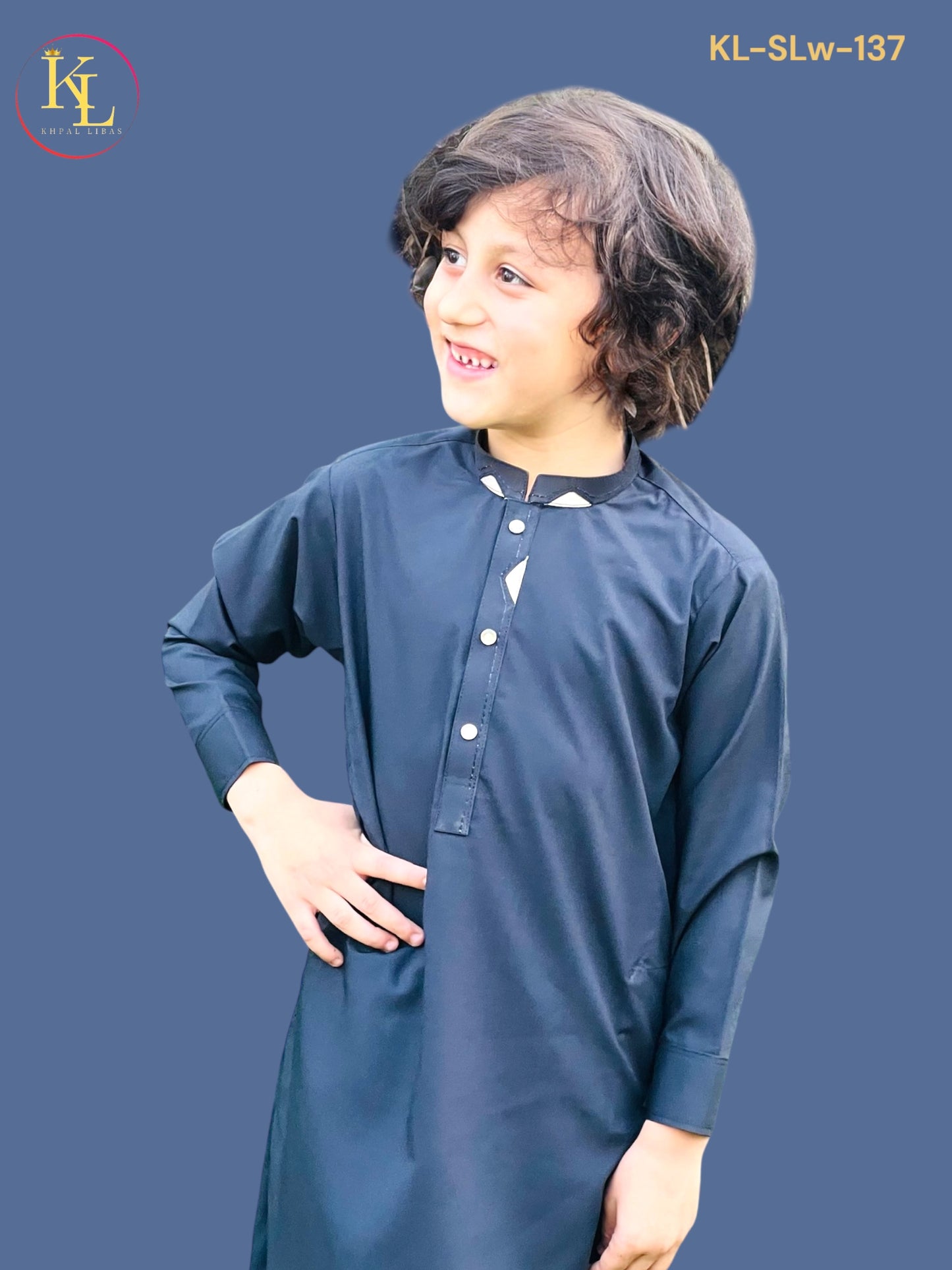 Blue Kameez Shalwar(KL-SLw-137)