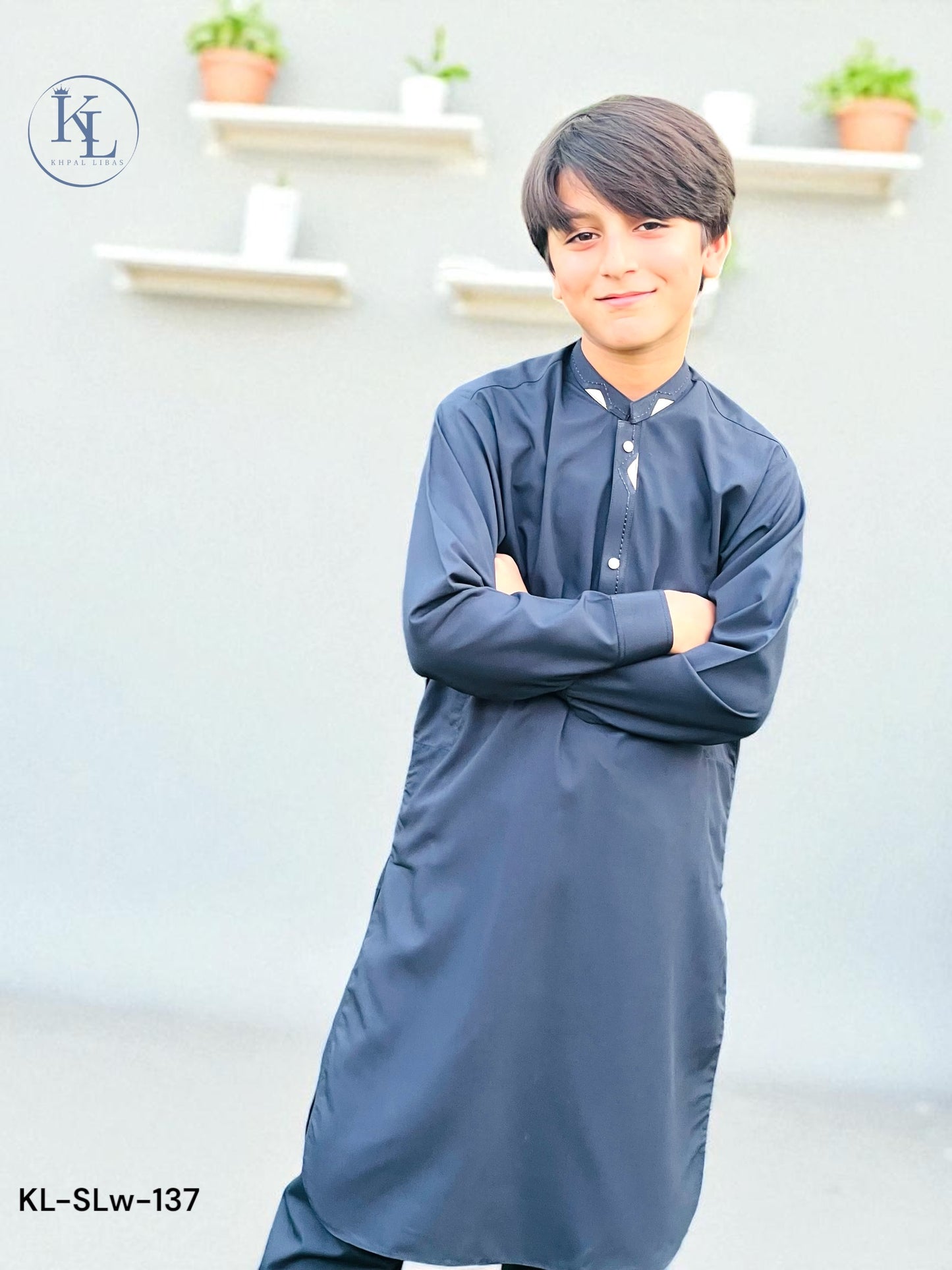 Blue Kameez Shalwar(KL-SLw-137)