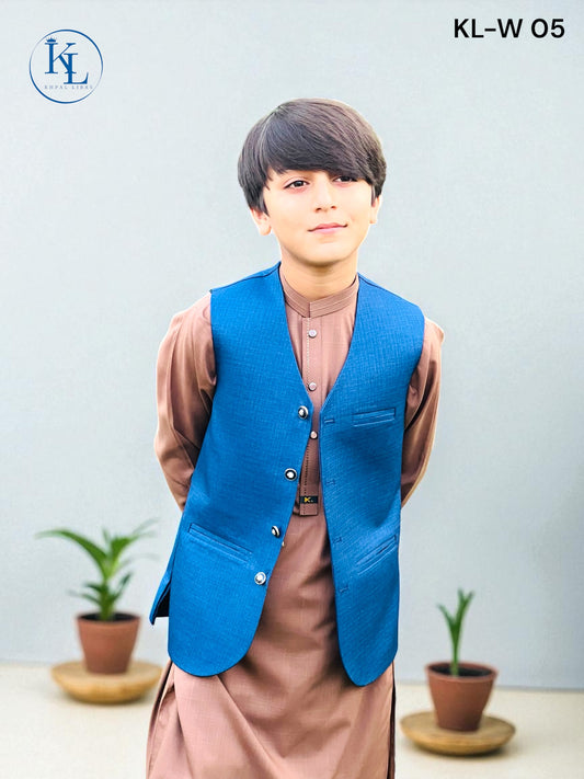 KL Dark Blue Waistcoat (W-5)